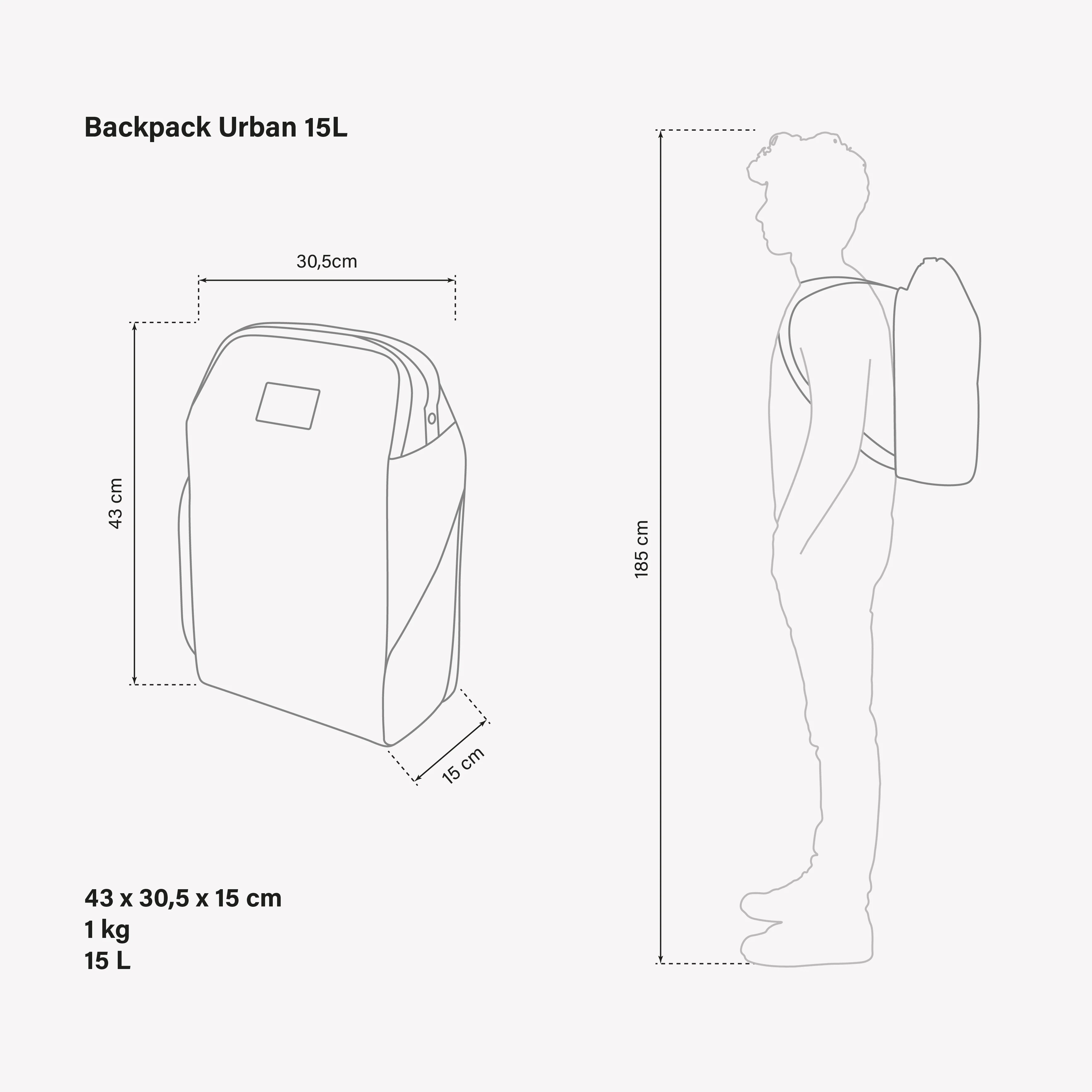 BACKPACK URBAN 15L - Image 7