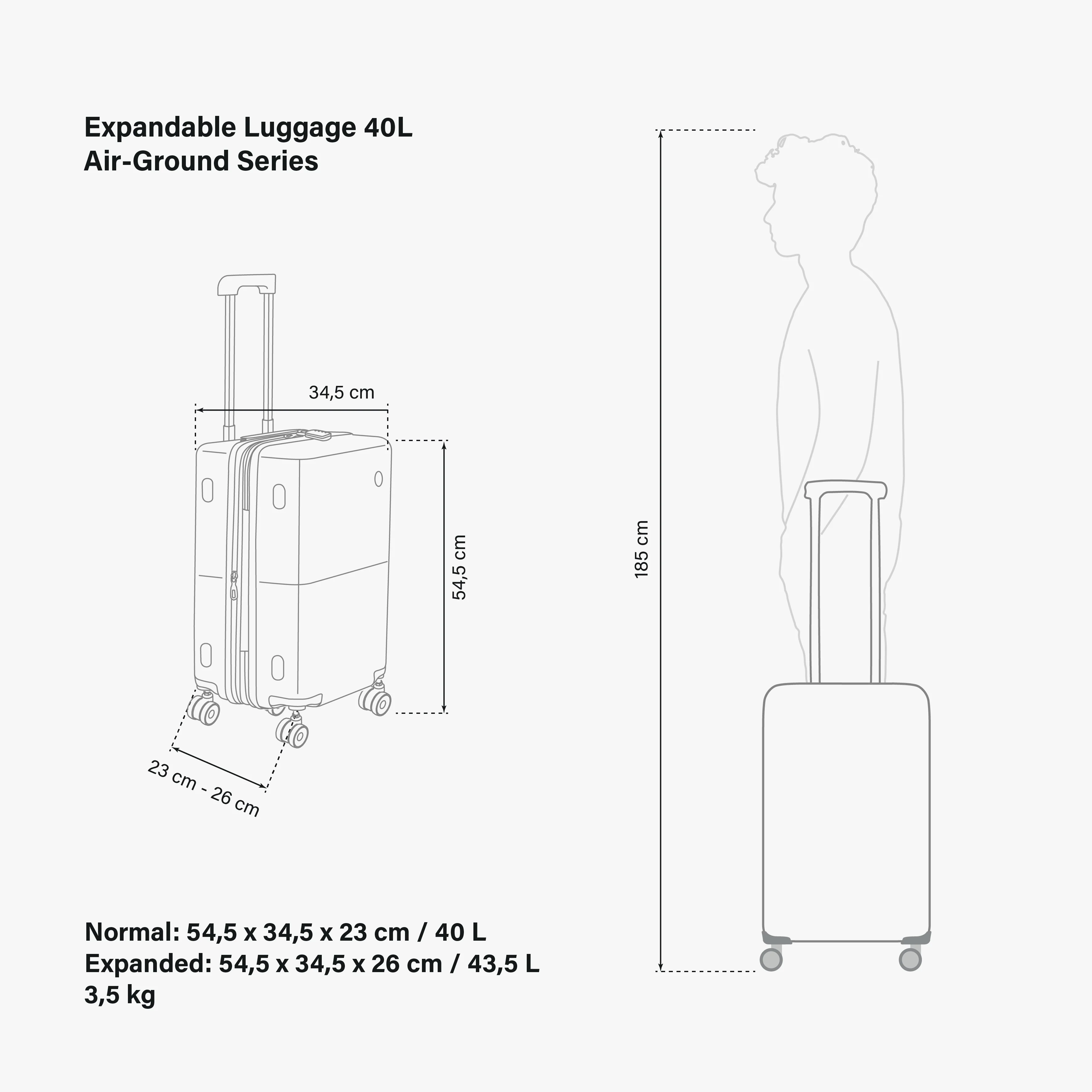 CABIN LUGGAGE 40L AIR-GROUND - Image 10