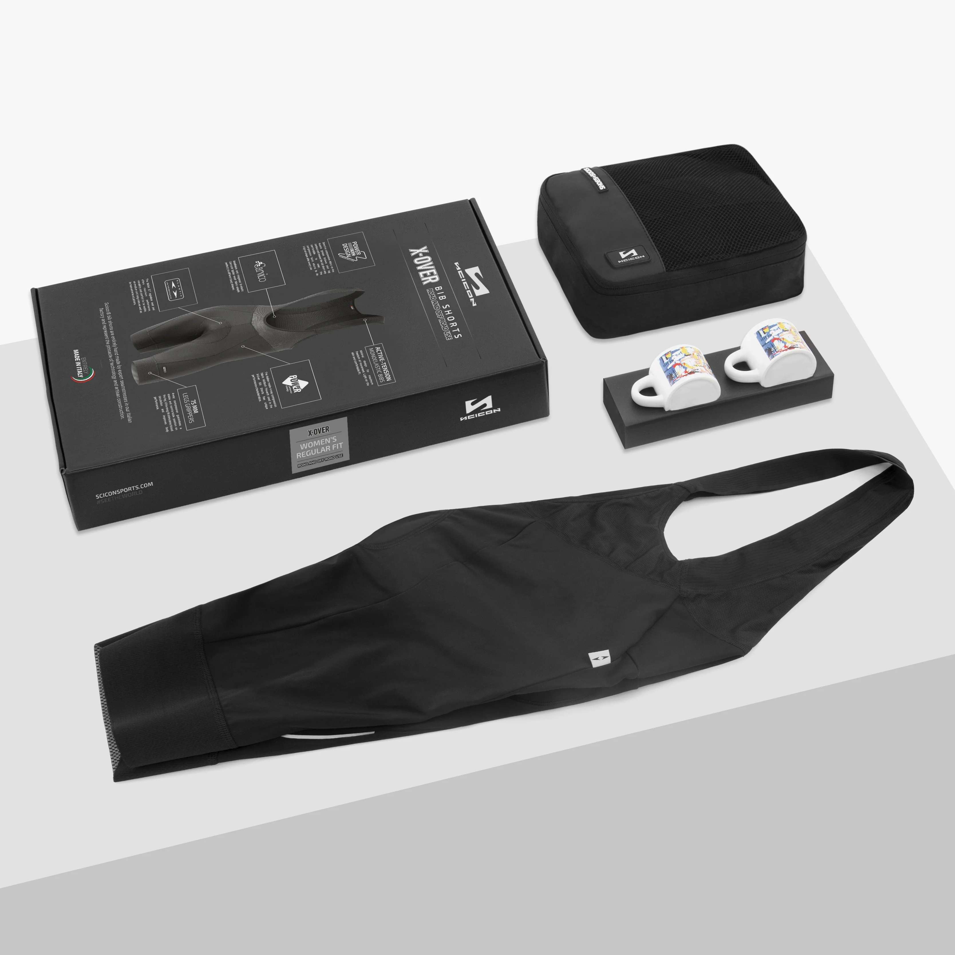 X-OVER CYCLING BIB SHORTS - WOMEN - Image 7